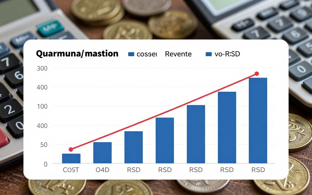Grafikon pokazuje brzi povrat investicije za kvantni analizator