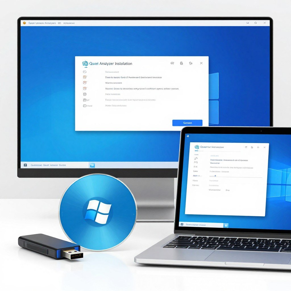 Instalacija softvera kvantnog analizatora